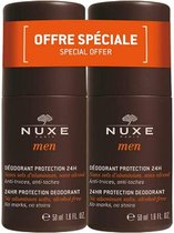 Nuxe Men 24 HR Protection Deodorant Duo Pack - 2 x 50 ml