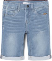 Name It Broek Nkmtheo Xsl Dnm L Shorts 6622-cl No 13197327 Light Blue Denim Mannen Maat - W128