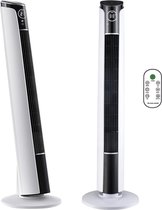 Bol.com CoolHome CF2204 Design Ventilator - Wit - Torenventilator - Afstandsbediening - Timer - Dimbaar LED-scherm - Kolomventil... aanbieding