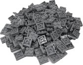 200 Bouwstenen 2x2 plate | Lichtgrijs | Compatibel met Lego Classic | Keuze uit vele kleuren | SmallBricks