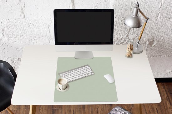 Gaming de souris gamer - Grand tapis de souris - Vert menthe - Uni - Tapis de souris xxl - 60x60 cm - Tapis de souris - Accessoires de bureau