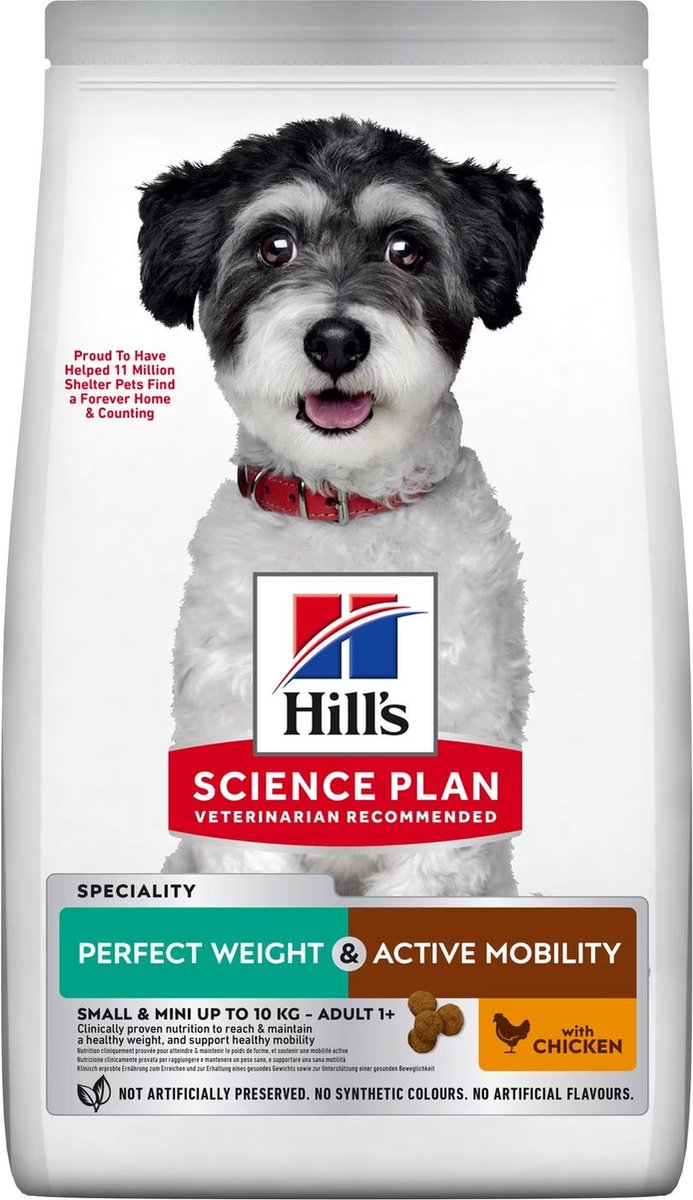 Bol.com Hill's Science Plan - Perfect Weight & Active Mobility - Small & Mini aanbieding