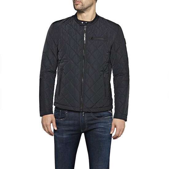 Replay Men's Fabric Tailored Fit Denim Jacket | Sports World