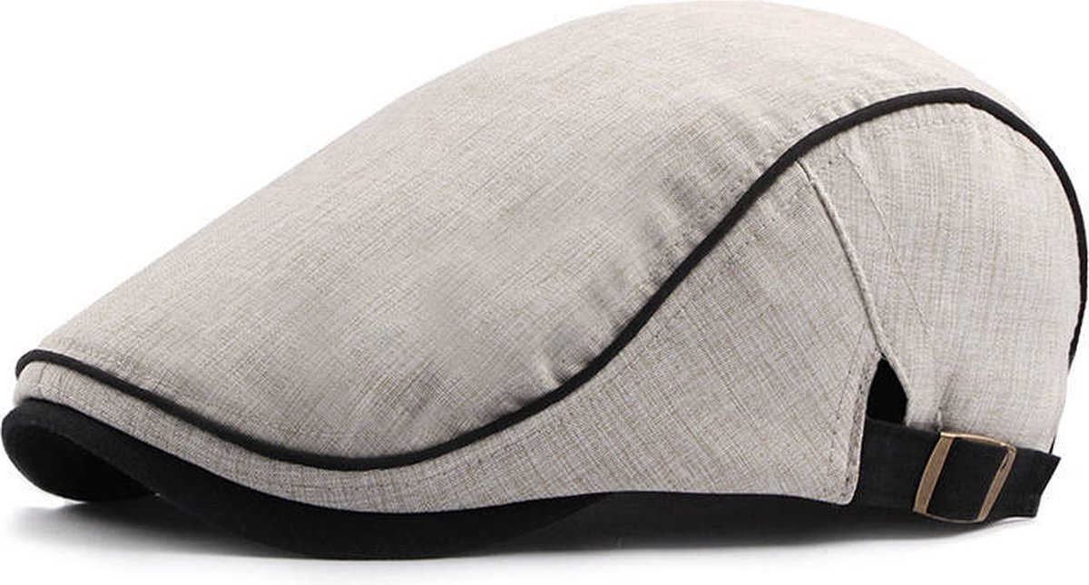 Flat Cap - Vintage Zwart - Jazz cap - flat cap heren - Baret Heren - Hoed - Cadeau Man - One Size - gebaseerd op Peaky Blinders-kerstcadeau