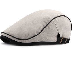 Flat Cap - Vintage Zwart - Jazz cap - flat cap heren - Baret Heren - Hoed - Cadeau Man - One Size - gebaseerd op Peaky Blinders-kerstcadeau