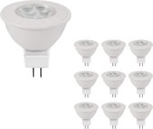 LED Reflector Lampjes GU5.3 - 12V - Warm wit licht - 5W vervangt 28W - MR16 - 10PACK