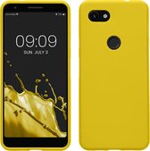 kwmobile telefoonhoesje geschikt voor Google Pixel 3a - Hoesje voor smartphone - Back cover in stralend geel