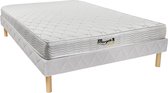 Morgengold Set bedbodem + matras met veren WOLKENLOS van MORGENGOLD - 160 x 200 cm L 200 cm x H 30 cm x D 160 cm