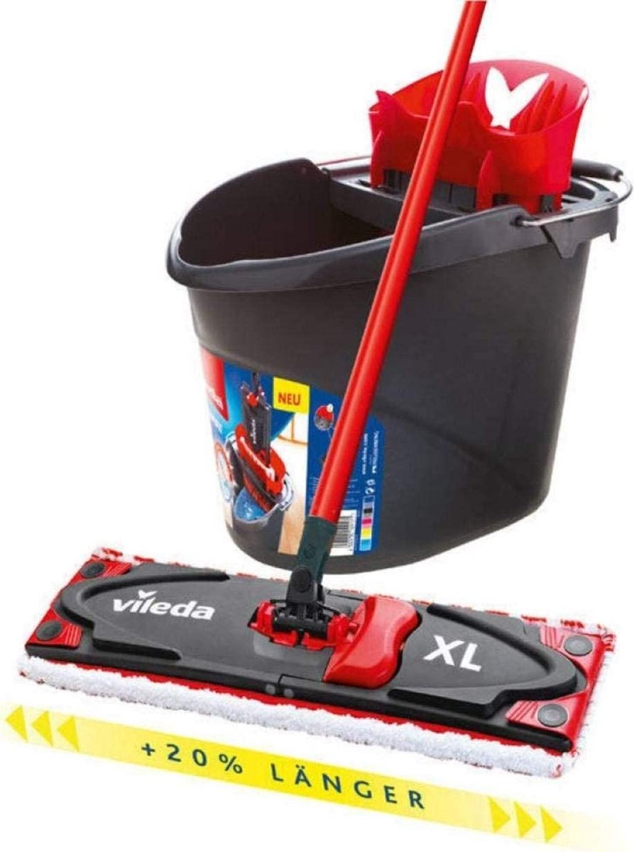 Dweil - Mop - vloerreinigingsset - Microvezelhoes - Schoon - Compleet