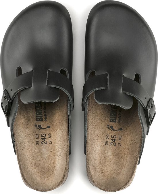 Birkenstock Boston BS - chaussons pour femmes - noir - taille 41 (EU) 7.5 (UK)