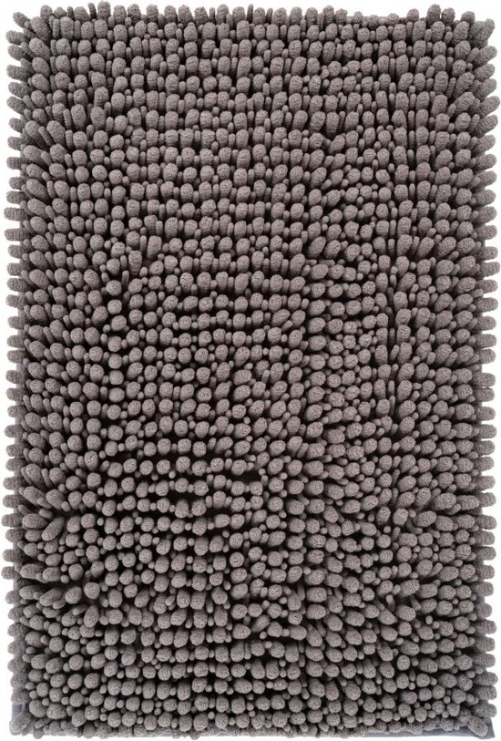 Tapijtenloods Fluffy Badmat Antislip - Grijs - 40x60 CM - Douchemat ...