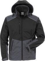 Fristads Softshell Winterjack 4060 Cfj - Zwart/Grijs - 4XL