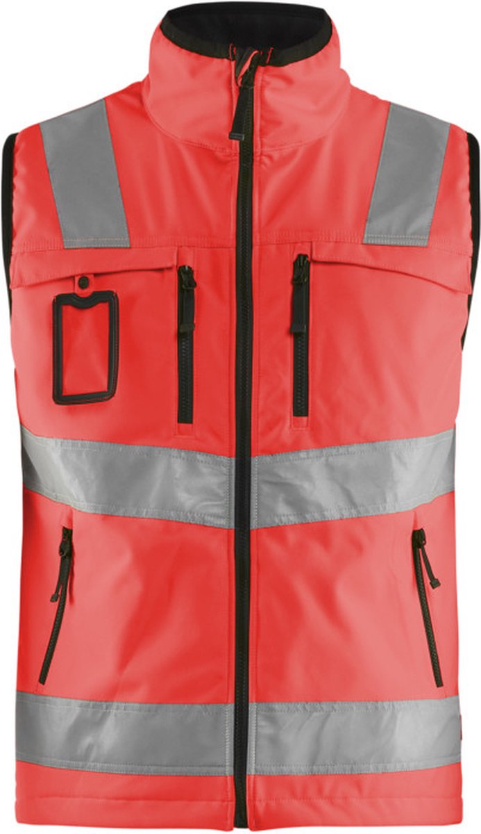 Blaklader Softshell vest High Vis 3049-2517 - High Vis Rood - 4XL