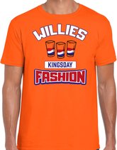 T-shirt Bellatio Decorations Oranje King's Day - Willies Kingsday shots - homme L