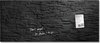 Sigel glasmagneetbord - Artverum - 130x55cm - zwart leisteen - SI-GL249