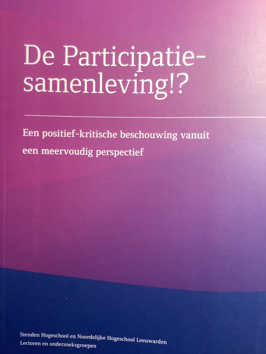Wat Is Een Samenleving De Participatie-samenleving, Prof. dr. Gabriel Anthonio & D’r. Herman