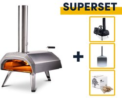 Ooni SUPERSET Karu 12 hout of houtskool gestookte pizzaoven