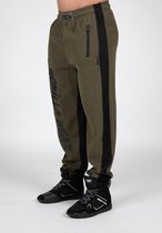Gorilla Wear Pantalon d'entraînement Old École Augustine - Vert Armée - 4XL / 5XL