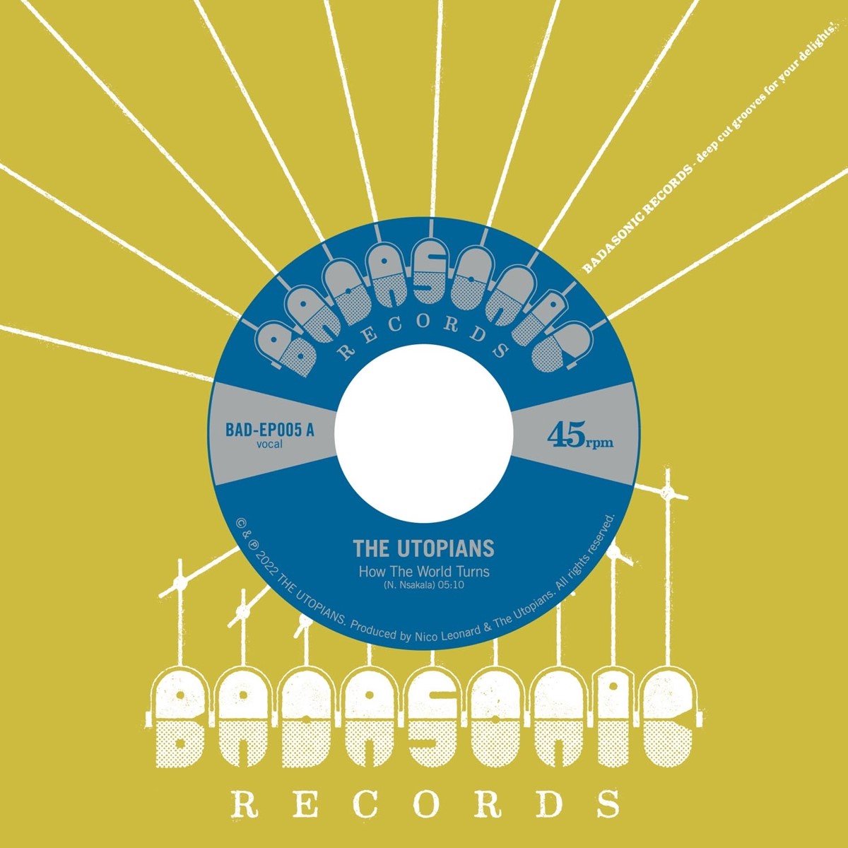 Utopians - How The World Turns (7" Single)