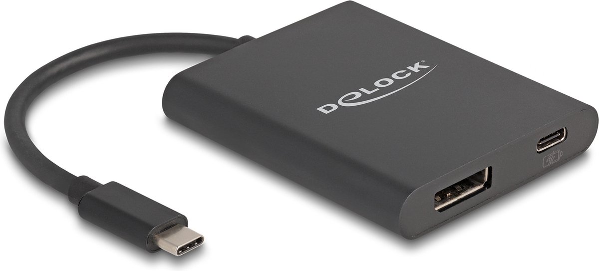 Delock USB Type-C™ Adapter to DisplayPort (DP Alt Mode) 8K with HDR and Power Delivery 60 W