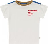 Your Wishes Kevin Solid Tops & T-shirts Unisex - Shirt - Ecru - Maat 92