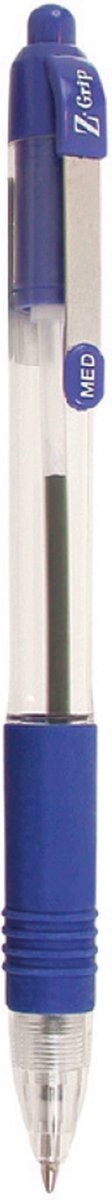 Zebra Z-Grip Smooth Retractable Ballpoint Blauw - 1.0mm