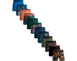 Muchachomalo Heren Boxershorts 12 Pack - Normale Lengte - Maat M - 95% Katoen - Mannen Onderbroek met Zachte Elastische Tailleband