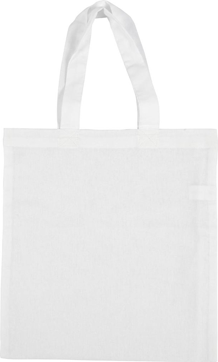 Shopping Bag, 28x30 cm, 130 g, White, 1 pc