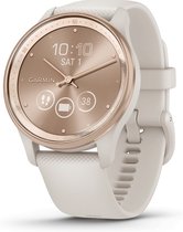 Bol.com Garmin vivomove Trend - Smartwatch dames - 40mm- White Cream aanbieding