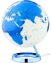 Globe Bright HOT blue 30cm diameter kunststof voet met verlichting NR-0331F7N5-GB