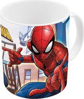 Mok Spiderman Great Power Keramisch Rood Blauw (11.7 x 10 x 8.7 cm) (350 ml)