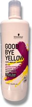 Schwarzkopf Goodbye Yellow 1000ml INT - Zilvershampoo vrouwen - Voor Alle haartypes - 1000 ml - Zilvershampoo vrouwen - Voor Alle haartypes