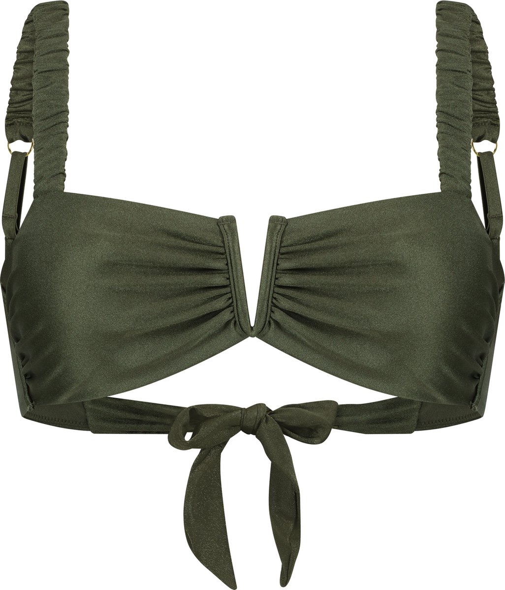 Hunkemöller Hunkemoller Crete bandeau bikinitopje Dames Bikinitopje Dark Olive