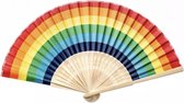 Akyol - Waaier - Pride - Regenboog- Gay - Lesbian -Trans - Cadeau - LGBT -gay pride - pride waaier - LGBT waaier - LGBT cadeau - regenboog waaier - vakantie - zon - feest - carnaval - festival
