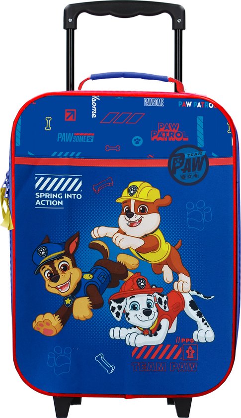 Trolley suitcase Paw Patrol Star Of The Show - Reiskoffer - Blauw - Kinderen - Unisex