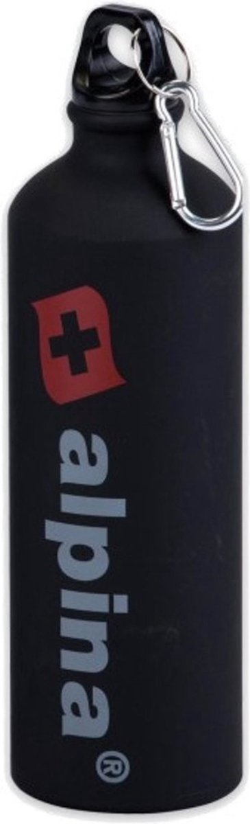 Alpina Drinkfles - Aluminium - 750 ml - Zwart