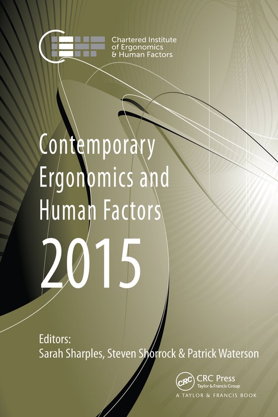 Contemporary Ergonomics and Human Factors 2015 - cover