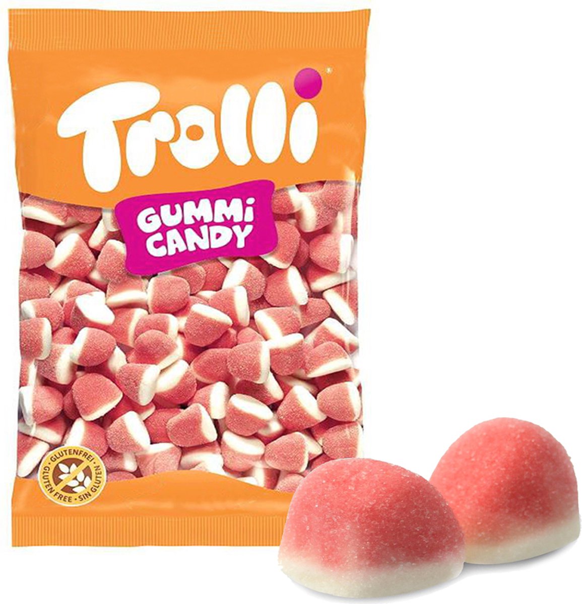 Trolli schuimaardbeien (1kg)