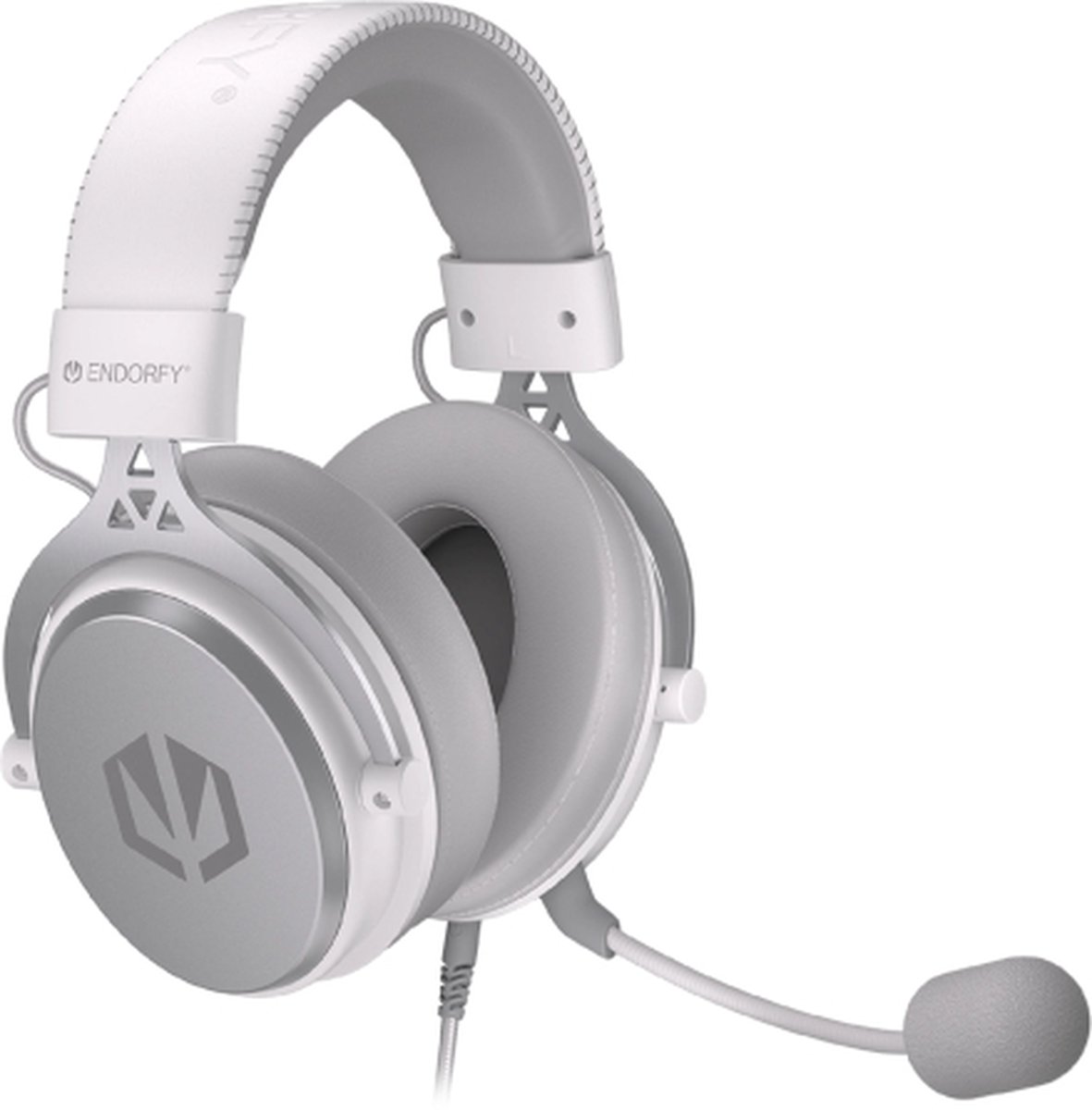 ENDORFY VIRO Onyx White Headset Bedraad Hoofdband Muziek/Voor elke dag Wit
