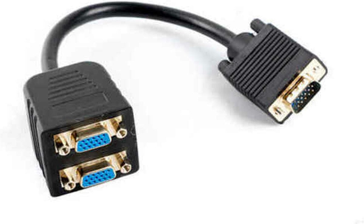 Image of VGA Extension Cable Lanberg AD-0020-BK 0,2 m