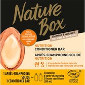 Nature box conditioner bar - Argan nutrition - ontwart en verzacht - cosmos neutraal - biologisch & vegan - eco certified - 80 gram