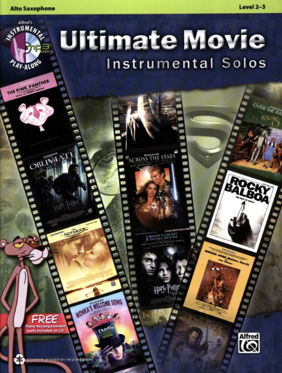 Ultimate Movie Instrumental Solos altsax - incl. audio begeleiding