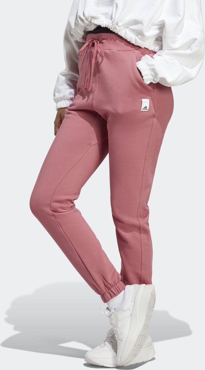 adidas Sportswear Lounge Fleece Broek Dames Roze