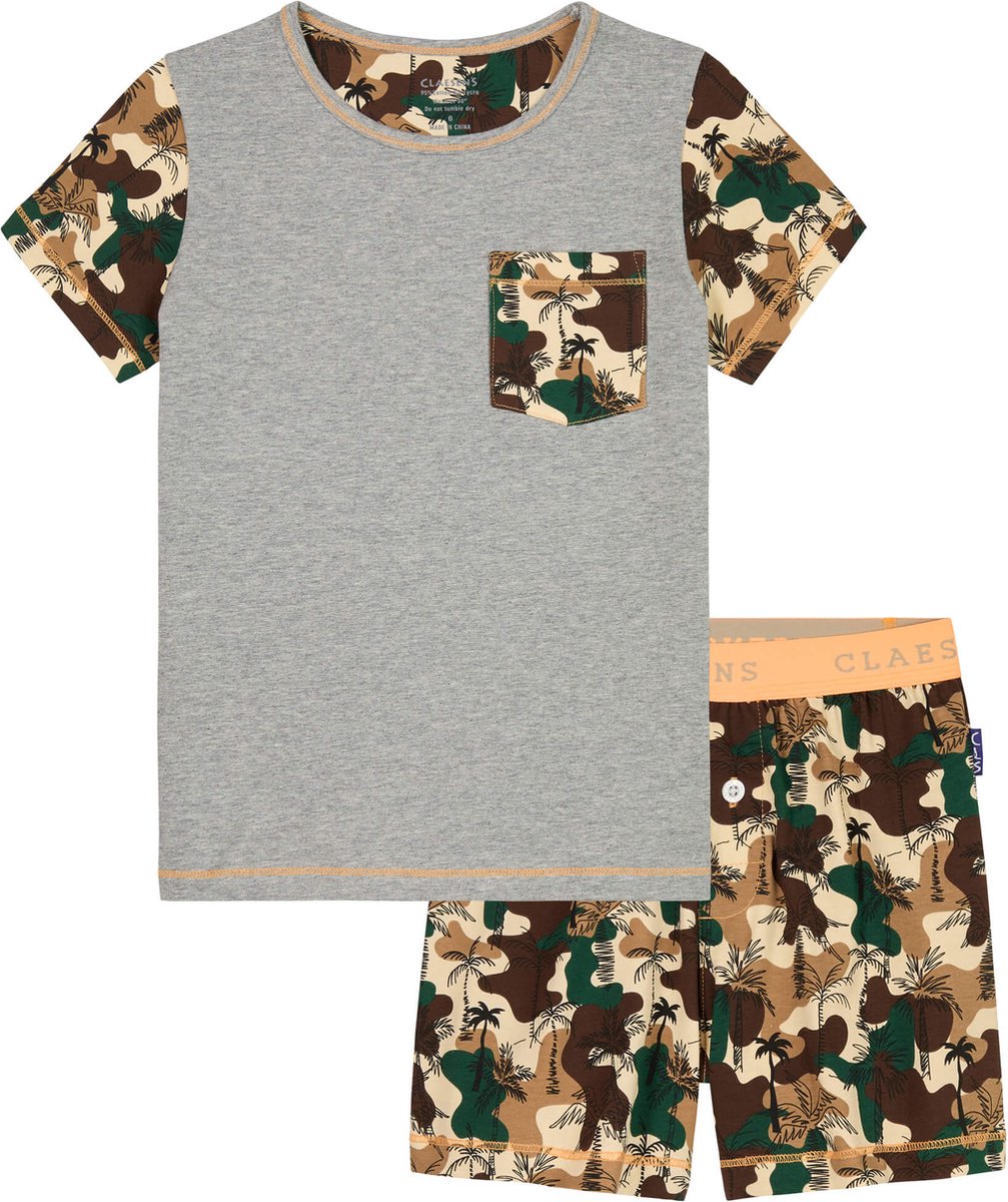 Claesen's Race Jungle Plan Jongens Pyjamaset - Maat 104/110