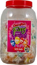 Crest Fizzy fruitlollies - Snoep - Lolly - Lollie - Zoetigheid - Fruit - 100 stuks