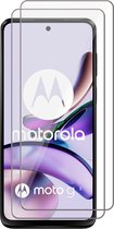 Screenprotector geschikt voor Motorola Moto G13 / G23 / G53 - 2x Gehard Glas Screen Protector GlassGuard
