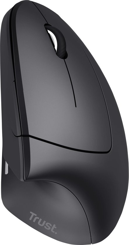 Trust Verto - Draadloze Ergonomische Muis - Verticale muis - USB-Ontvanger - Zwart