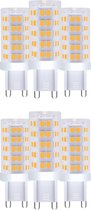 LED Steeklampen G9 Helder - Warm wit - 220-240V - 4.5W (45W) - 6 Mini Capsule lampen
