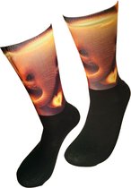 Grappige sokken - Olifant sokken - Print sokken - vrolijke sokken - valentijn cadeau - aparte sokken - leuke dames en heren sokken - moederdag - vaderdag - Socks waar je Happy van wordt - Maat 40-45