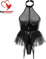 Latex bodysuit Tutu deluxe | Transparante borsten | Sexy kostuum | Erotische dames kleding | Uitdagende look | Lingerie | Catsuit | Body Suit